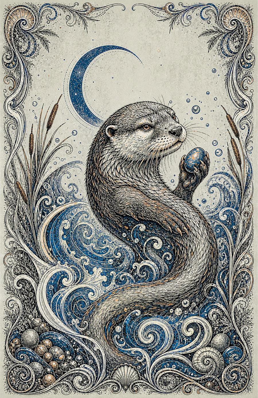 Stylized Otter