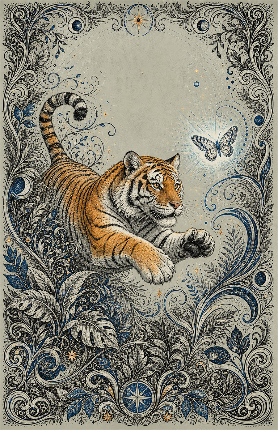 Stylized Tiger