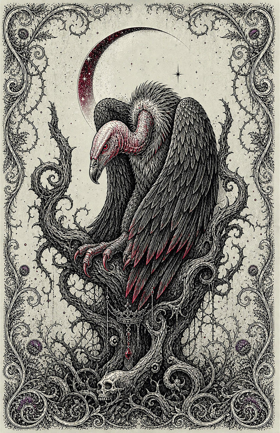 Stylized Vulture
