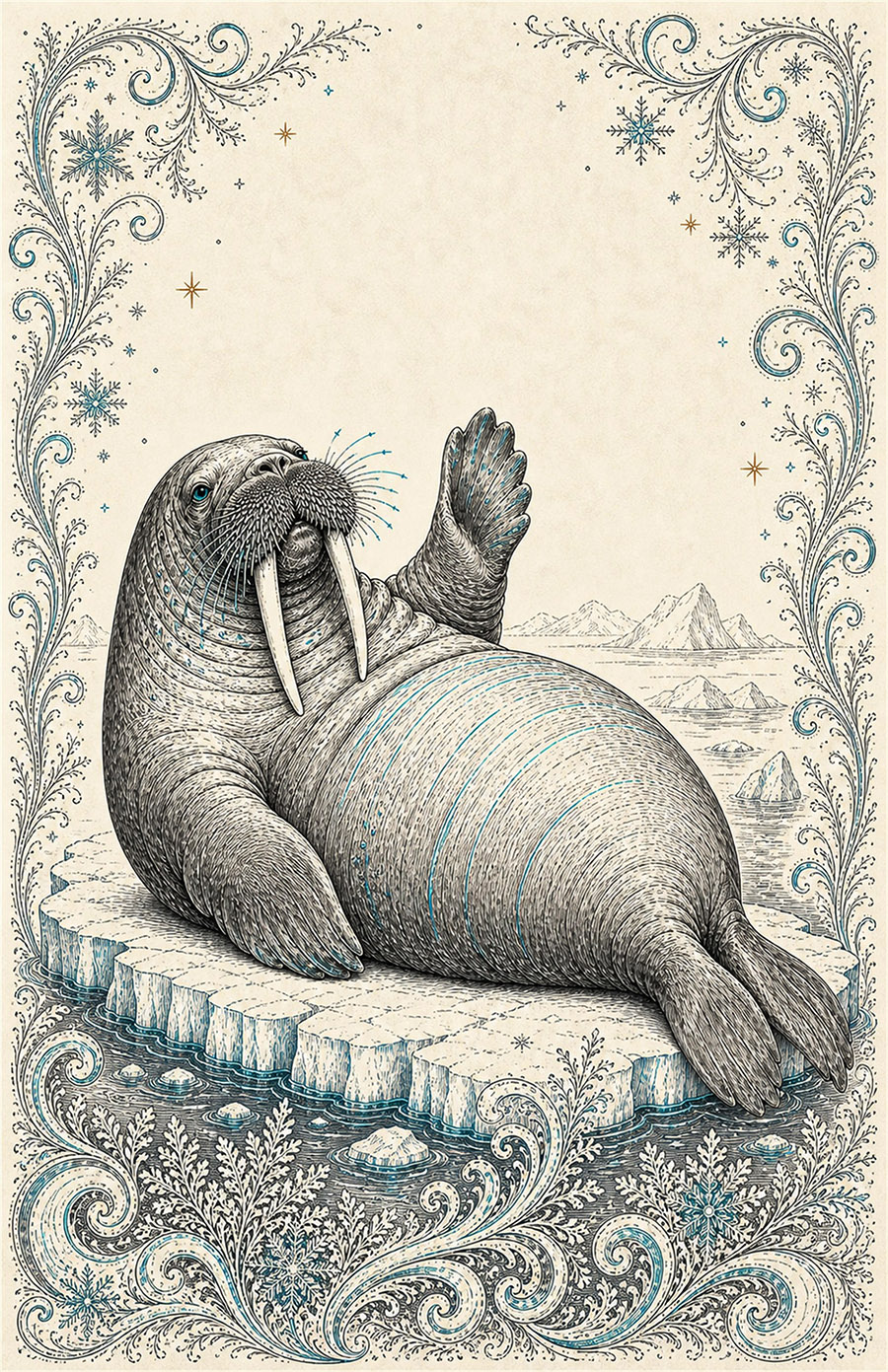 Stylized Walrus