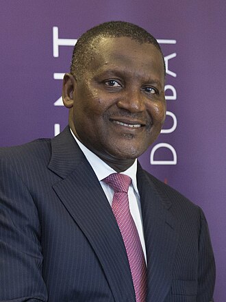 Portrait of Aliko Dangote - Elephant personality