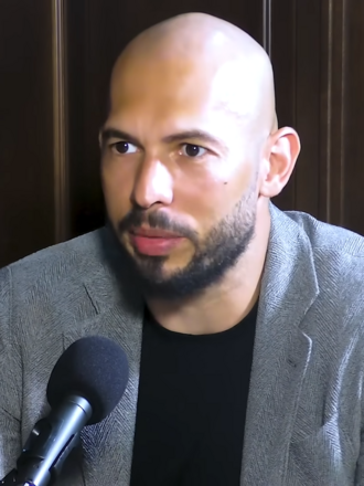 Portrait of Andrew Tate - Rooster personality