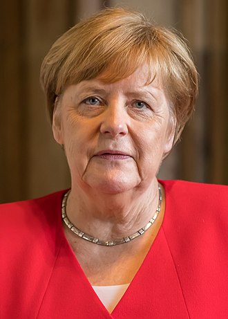 Portrait of Angela Merkel - Elephant personality