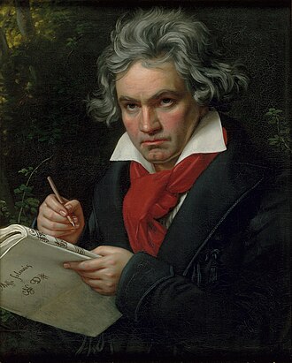 Portrait of Beethoven - Badger personality