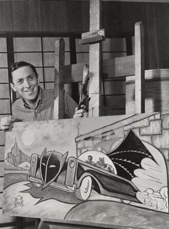 Portrait of Bob Kane - Fox personality