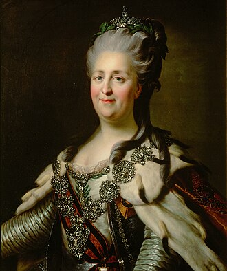 Portrait of Catherine The Great - Lion personality