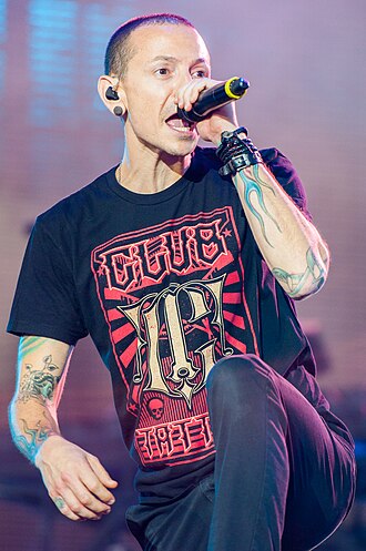 Portrait of Chester Bennington - Wolf personality