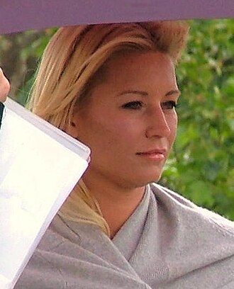 Portrait of Denise Van Outen - Dolphin personality