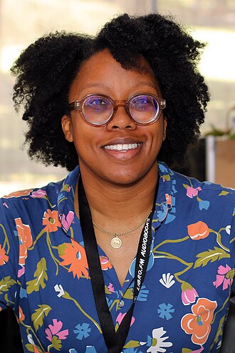 Portrait of Donika Kelly - Owl personality