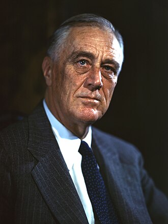 Portrait of Franklin Roosevelt - Elephant personality