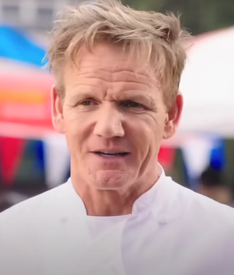 Portrait of Gordon Ramsay - Lion personality