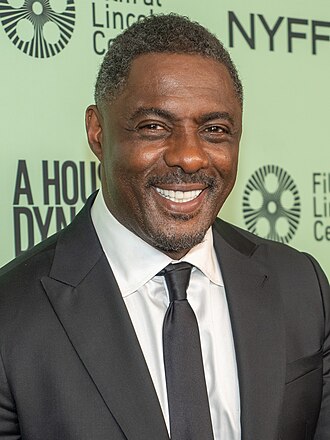 Portrait of Idris Elba - Lion personality