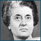 Portrait of Indira Gandhi
