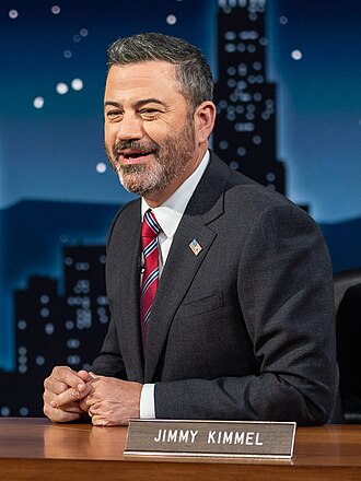 Portrait of Jimmy Kimmel - Baboon personality