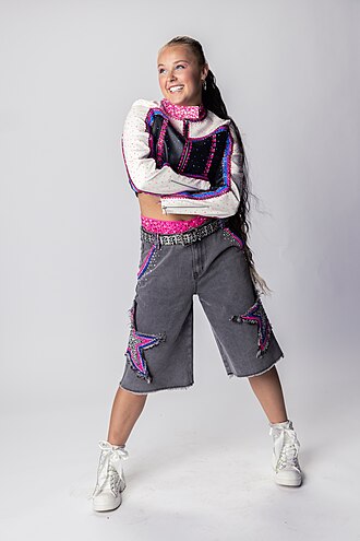 Portrait of Jojo Siwa - Peacock personality