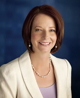Portrait of Julia Gillard - Badger personality