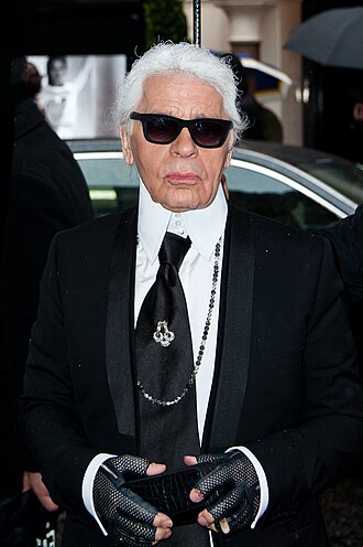 Portrait of Karl Lagerfeld - Wild Cat personality