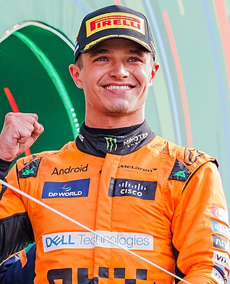Portrait of Lando Norris - Otter personality