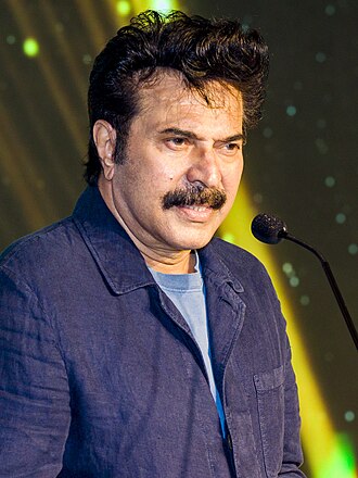 Portrait of Mammootty - Lion personality