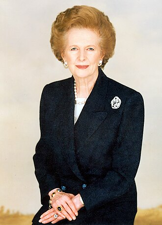 Portrait of Margaret Thatcher - Lion personality