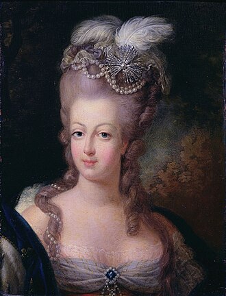 Portrait of Marie Antoinette - Peacock personality