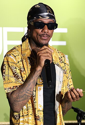 Portrait of Nick Cannon - Baboon personality