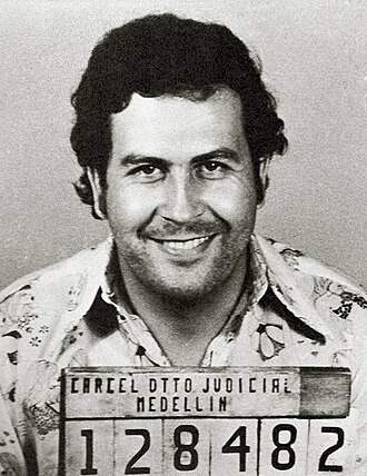 Portrait of Pablo Escobar - Crocodile personality
