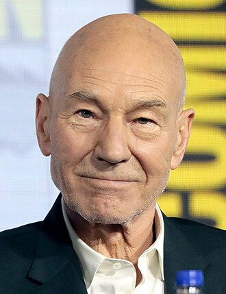 Portrait of Patrick Stewart - Lion personality
