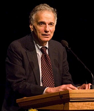 Portrait of Ralph Nader - Badger personality