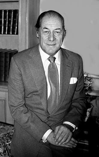 Portrait of Rex Harrison - Fox personality