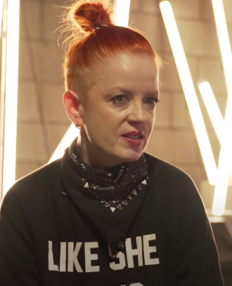Portrait of Shirley Manson - Wild Cat personality