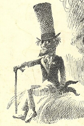 Portrait of Willy Wonka - Peacock personality