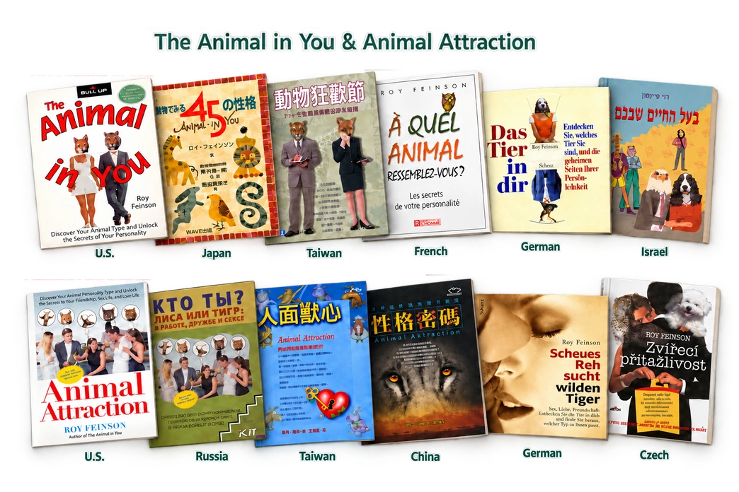 International editions of The Animal in You and Animal Attraction